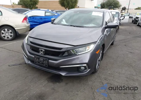 2021 Honda Civic Ex-L z USA, uszkodzony, nr VIN 19XFC1F77ME206294